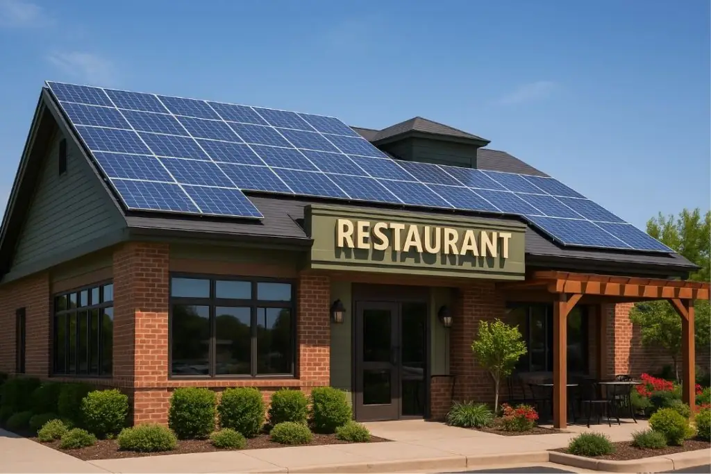 Solar-powered restaurants