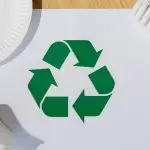 Símbolo de reciclaje en envases