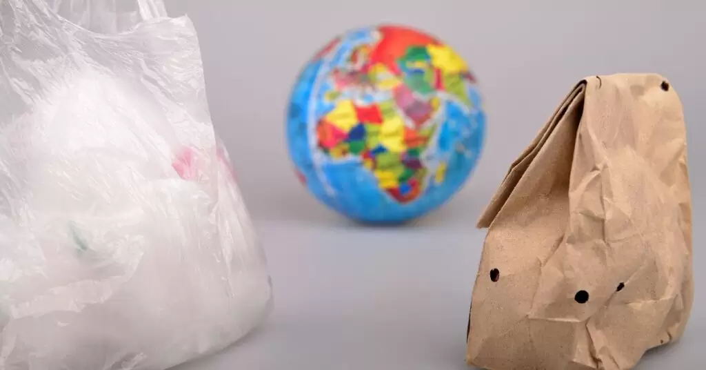 Bolsas de papel vs. bolsas de plástico