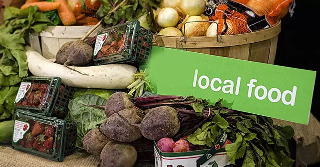 Lokaal voedsel kopen, een duurzame gewoonte