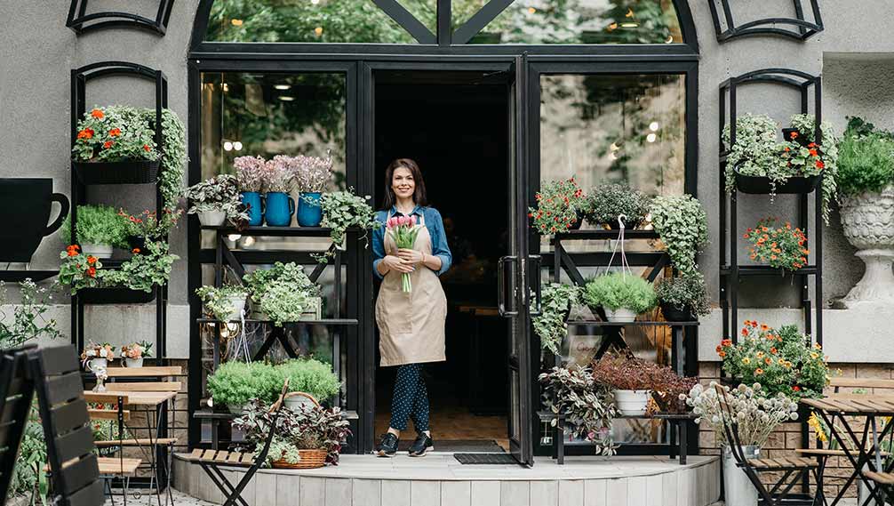 Eco-friendly florist