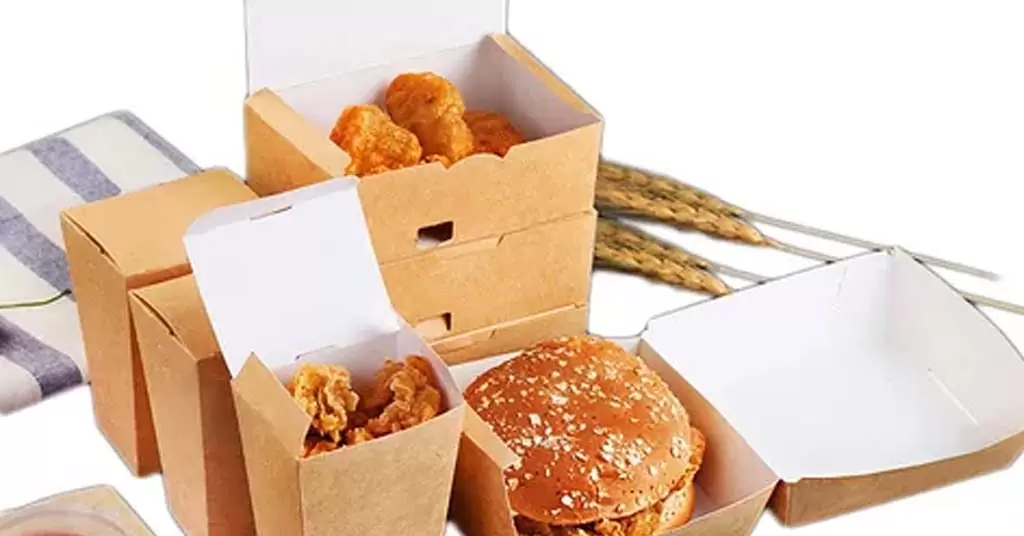 packages and boxes for food