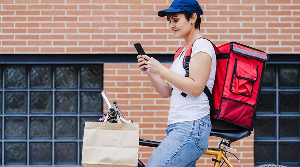 Bicycle delivery fleet